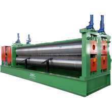 Barrel style round wave sheet roll forming machine